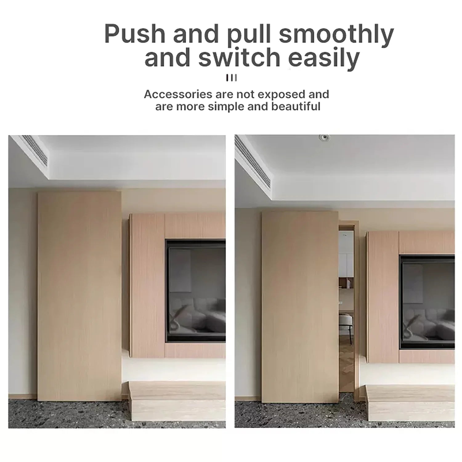 Ghost Door Invisible Track Hardware Sliding Door