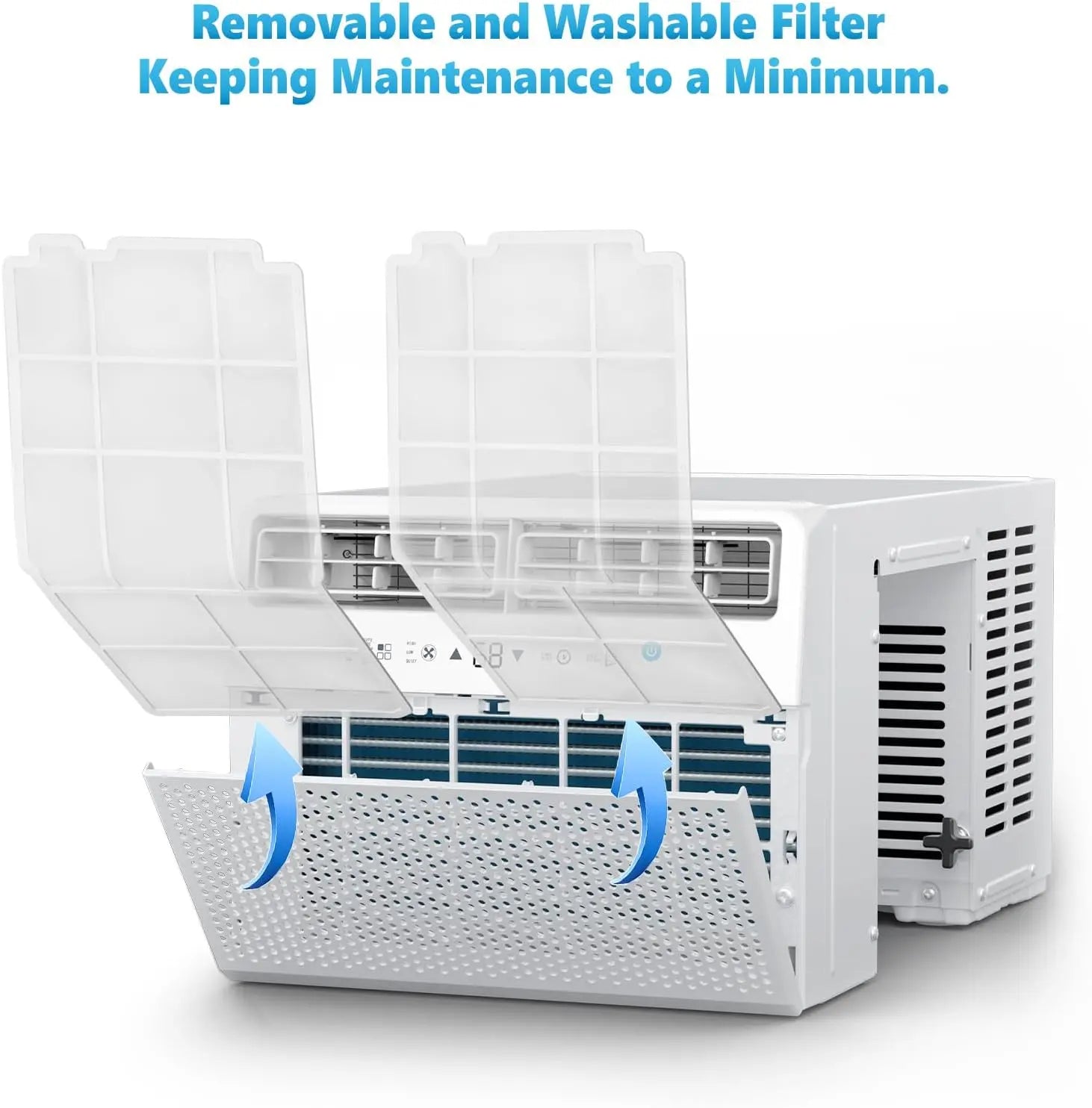 U Shaped Air Condtioner,10K/12K BTU Window AC Unit,  Cooling Room 550sq.ft
